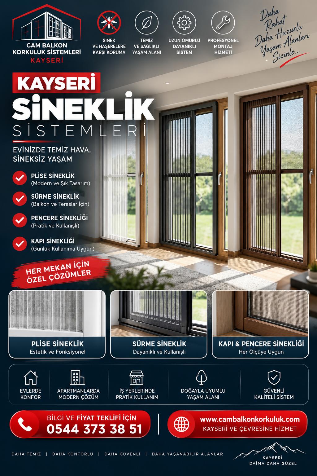 Cam Balkon Korkuluk Kayseri